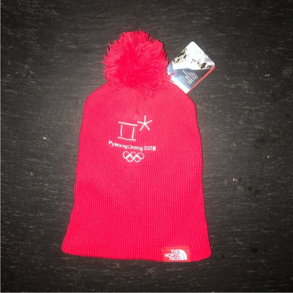 The North Face] 2018 Korean Winter Olympic’s Pom Sweater Beanie Hat